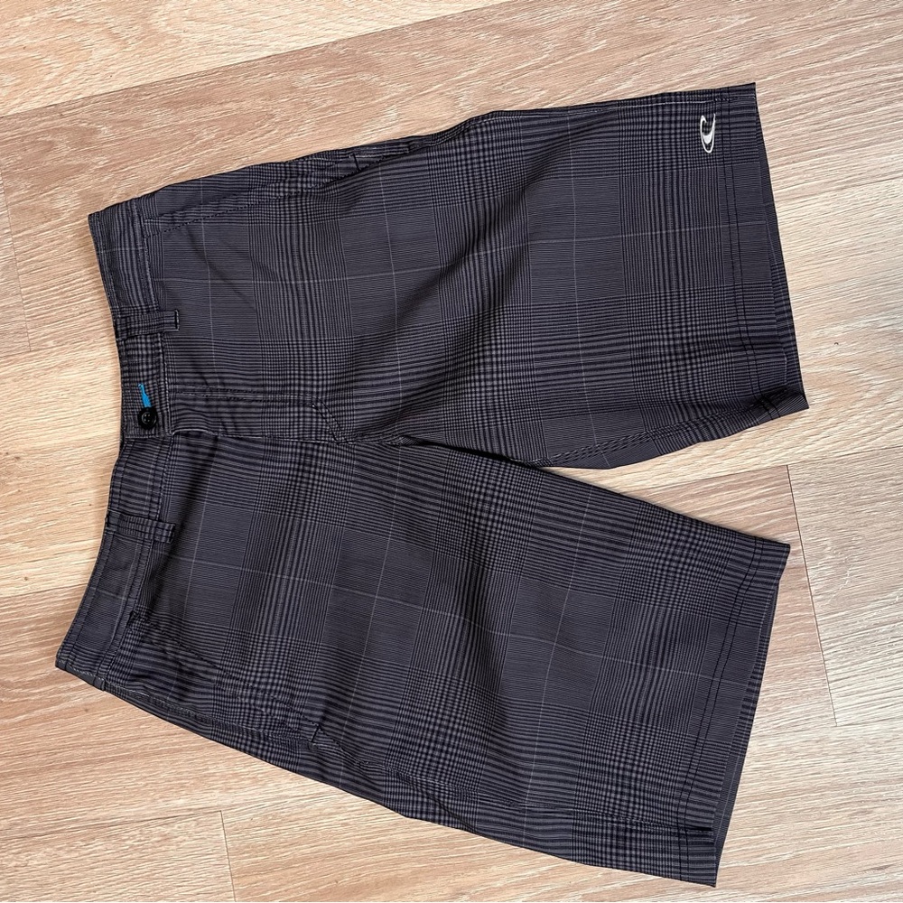 O'Neill Black Plaid Men's Shorts